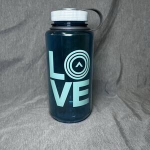 Brand New Nalgene Limited Edition Love Wide Mouth Water Bottle Blue 32oz